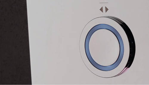 Example image of Aqualisa Infinia Digital Shower & Remote (Chrome & White Astratta Hand, HP).