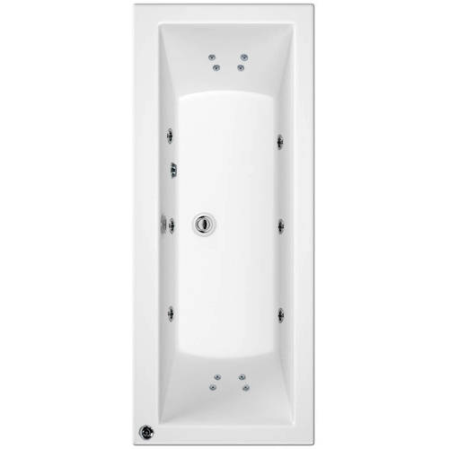 Larger image of Artesan Baths Canaletto Trojancast Double Ended Bath With 14 Jet (1700x800)