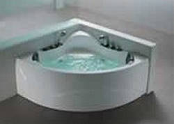 Larger image of Crown Corner Whirlpool Bath With 14 Jets. 1230x1230mm.