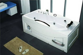 Larger image of Crown Deluxe Whirlpool Bath. 1680x850mm.