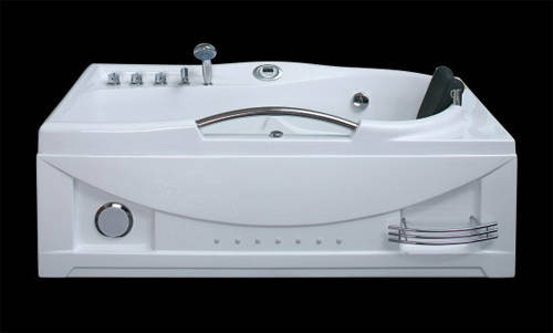 Example image of Crown Deluxe Whirlpool Bath. 1680x850mm.