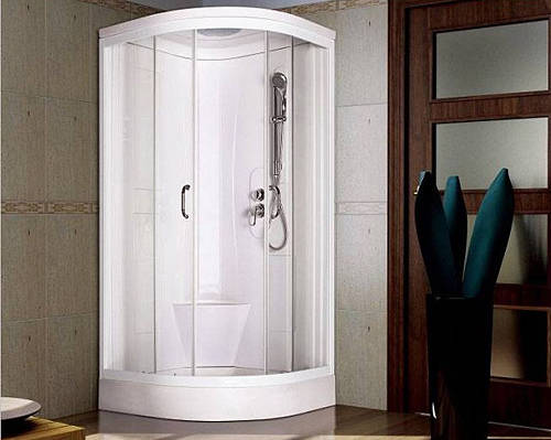 Example image of Crown Complete Quadrant Shower Cabin & Tray. 900x900mm.