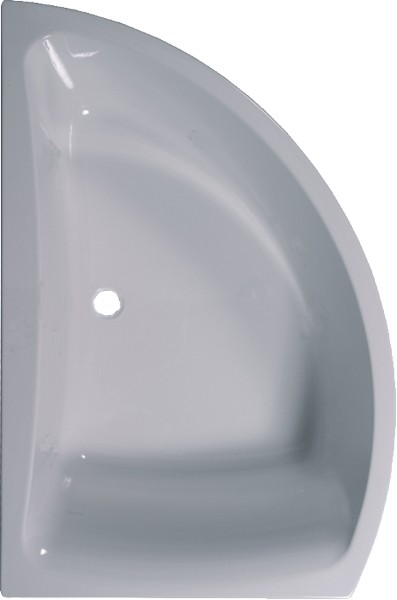 Larger image of Aquaestil Comet Corner Bath.  Left Handed. 1500x1000mm.