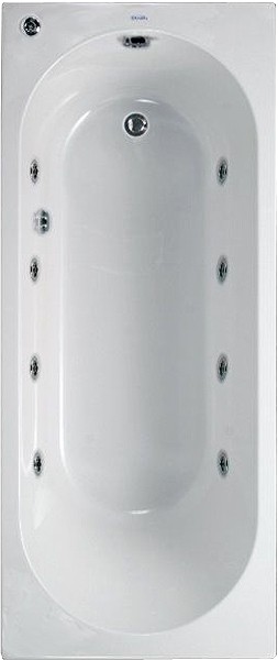 Larger image of Aquaestil Hudson Aquamaxx Whirlpool Bath. 8 Jets. 1700x700mm.