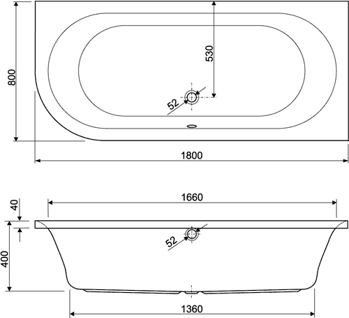 Technical image of Aquaestil Metauro2 Corner Whirlpool Bath & Panel. 14 Jets. Left Handed.