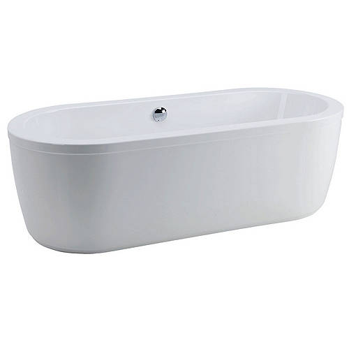 Larger image of Aquaestil Rhein Free Standing Acrylic Bath With Surround.  1800x800mm.