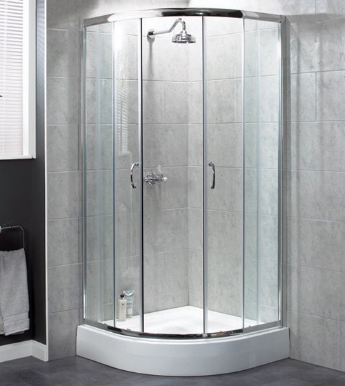 Larger image of Aqualux Shine Quadrant 6 Shower Enclosure 900mm 1161215.