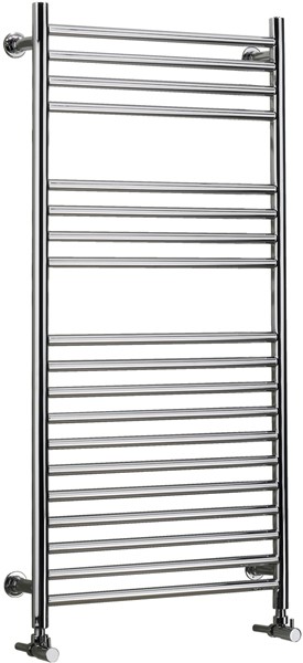 Larger image of Bristan Heating Apollo Electric Thermo Radiator (Chrome). 575x1255mm.