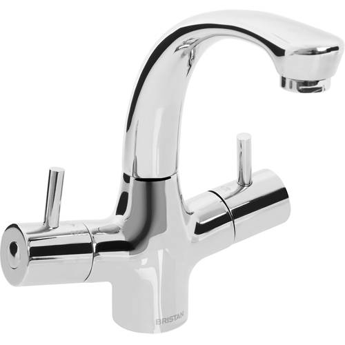 Larger image of Bristan Artisan Thermostatic Basin Mixer Tap With Lever Handles.