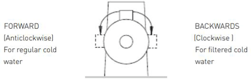Technical image of Bristan Artisan 3 In 1 Filter Kitchen Tap (Chrome).