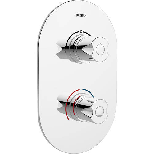 Example image of Bristan Artisan Shower Pack With Arm, Round Head & Slide Rail Kit (Chrome).