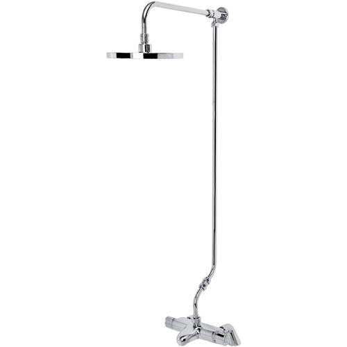 Larger image of Bristan Assure Thermostatic Bath Shower Mixer Tap & Riser (TMV2).