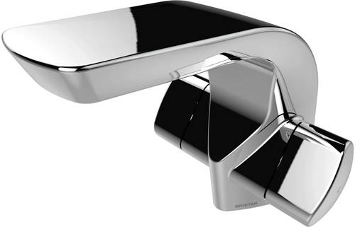 Larger image of Bristan Bright 1 Hole Bath Filler Tap (Chrome).