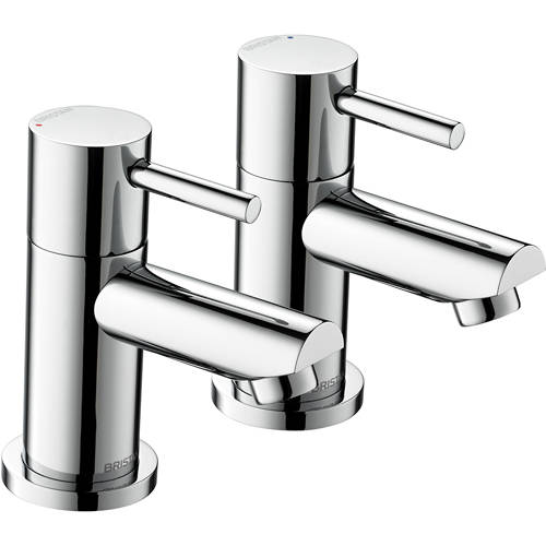 Bristan Blitz Bath Taps (Pair, Chrome).