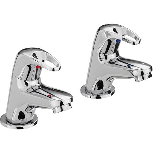 Larger image of Bristan Cadet Bath Taps (Pair, Chrome).