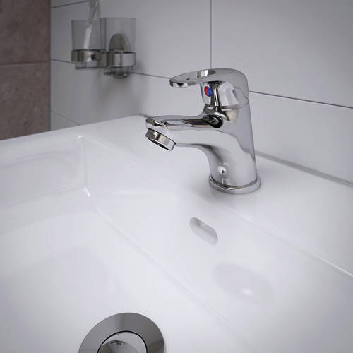 Example image of Bristan Cadet Mono Basin Mixer Tap With Clicker Waste (Chrome).