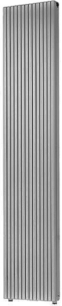 Larger image of Bristan Heating Carre 2 Double Bathroom Radiator (Aluminium). 415x2000mm.