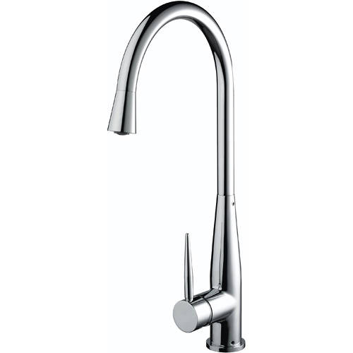 Larger image of Bristan Kitchen Champagne Easy Fit Mixer Kitchen Tap (Chrome).