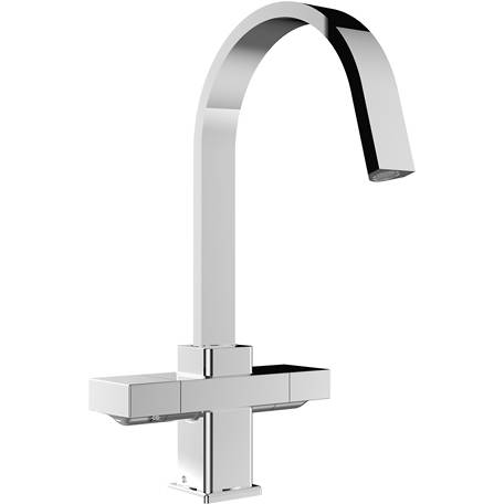 Example image of Bristan Kitchen Chocolate Easy Fit Mixer Kitchen Tap (Chrome).