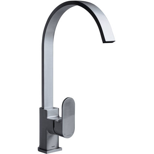 Larger image of Bristan Kitchen Cherry Easy Fit Mixer Kitchen Tap (Brushed Nickel).