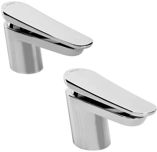 Larger image of Bristan Claret Mono Basin & Bath Filler Taps Pack (Chrome).