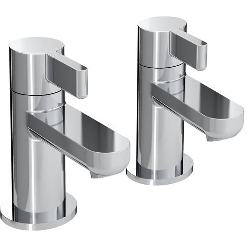 Larger image of Bristan Clio Bath Taps (Pair, Chrome).