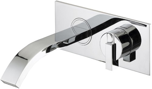 Larger image of Bristan Chill Wall Mounted Single Lever Bath Filler.