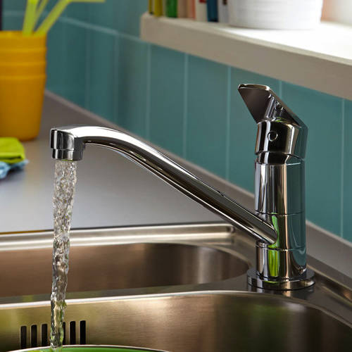 Example image of Bristan Kitchen Easy Fit Cinnamon Mixer Kitchen Tap (TAP ONLY, Chrome).