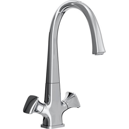 Larger image of Bristan Kitchen Caramel Easy Fit Mixer Kitchen Tap (Chrome).