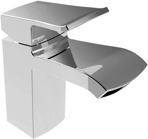 Example image of Bristan Descent Basin Mixer & 1 Hole Bath Filler Tap Pack (Chrome).