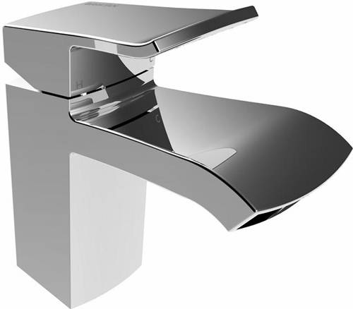 Example image of Bristan Descent Mono Basin & Wall Mounted Bath Filler Tap Pack (Chrome).