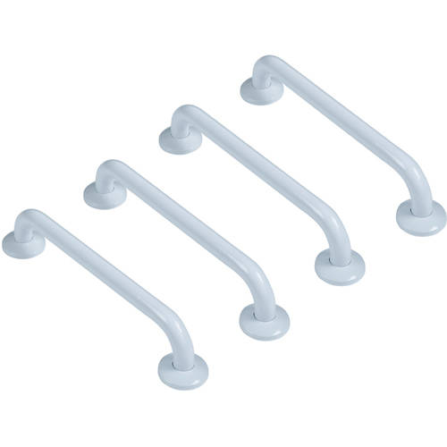 Example image of Bristan Commercial DocM Shower Seat, 4 X 450mm Rails & Hinged Rail.