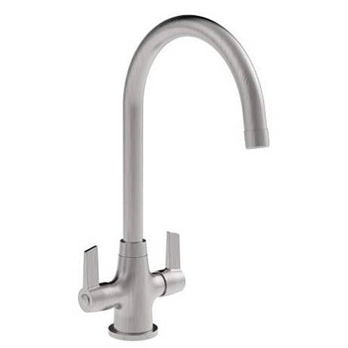 Larger image of Bristan Kitchen Easy Fit Echo Mixer Kitchen Tap (TAP ONLY, Brushed Nickel).