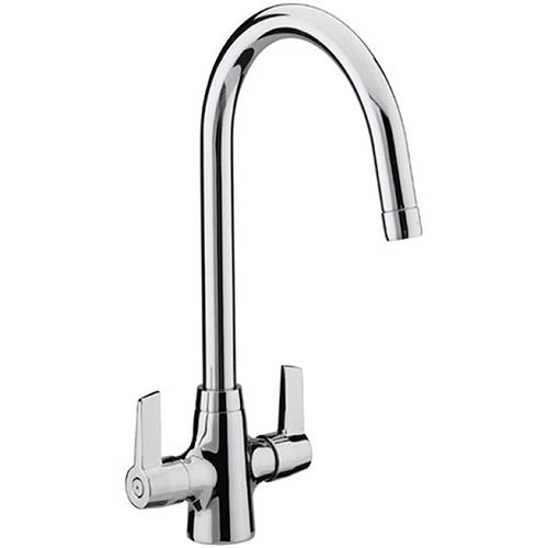Larger image of Bristan Kitchen Easy Fit Echo Mixer Kitchen Tap (TAP ONLY, Chrome).