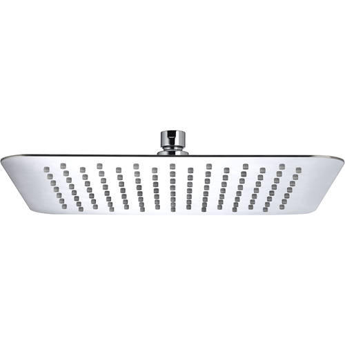 Bristan Accessories Square Fixed Shower Head (300X300mm, S Steel).