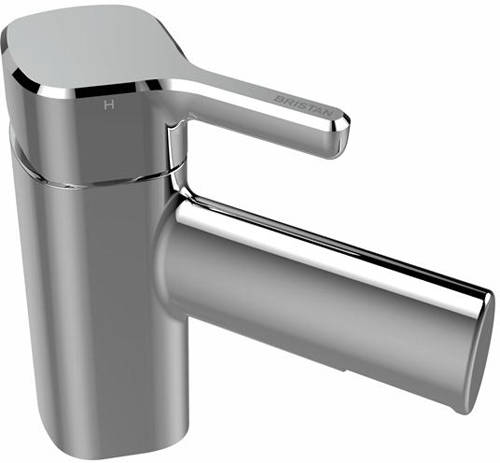 Larger image of Bristan Flute 1 Hole Bath Filler Tap (Chrome).