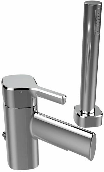 Larger image of Bristan Flute 2 Hole Bath Shower Mixer Tap (Chrome).