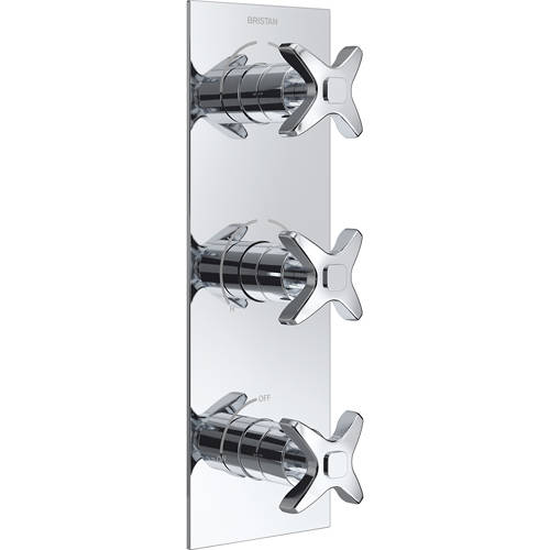 Larger image of Bristan Glorious Concealed Shower Valve (3 Outlets, Chrome).