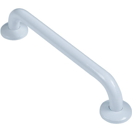 Bristan White Commercial Short Grab Rail 450Mm (White).
