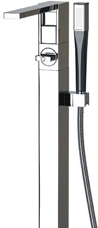 Larger image of Damixa G-Type Freestanding Bath Shower Mixer Tap (Chrome).