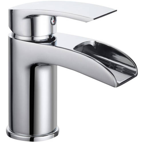 Larger image of Bristan Glide Waterfall Mono Basin Mixer Tap (Chrome).