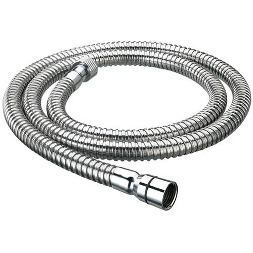 Bristan Accessories Cone To Nut Shower Hose (1.25M, 8Mm, Chrome).