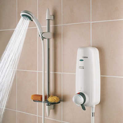 Larger image of Bristan Power Showers 2000 Thermostatic Power Shower In White.