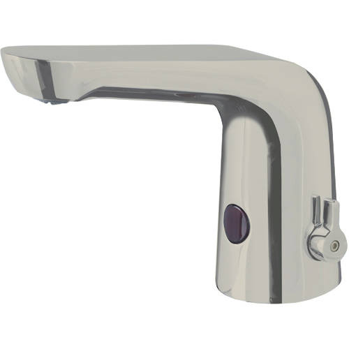 Larger image of Bristan Commercial Temperature Control Sensor Basin Tap (Brushed Nickel).