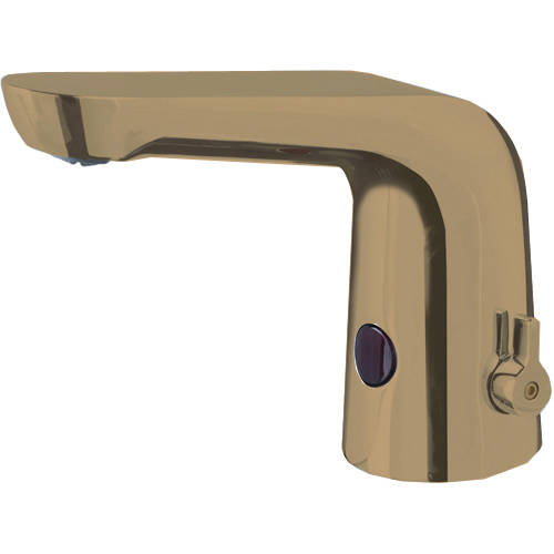 Larger image of Bristan Commercial Temperature Control Sensor Basin Tap (Anique Bronze).