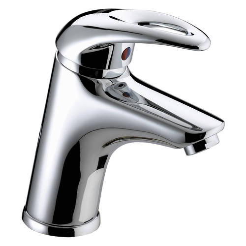 Bristan Java Mono Basin Mixer Tap With Clicker Waste (Chrome).