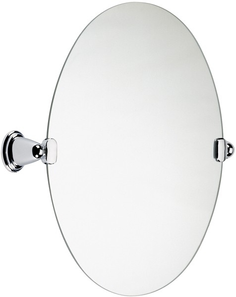 Larger image of Bristan Java Mirror With Brackets. 460 x 495mm (Chrome).