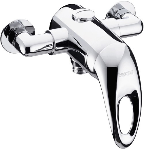 Larger image of Bristan Java Exposed Combi Manual Shower Valve (Chrome).