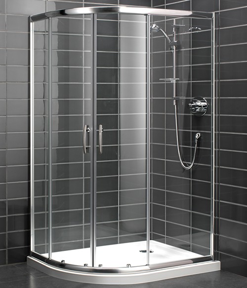 Larger image of Bristan Java Left Handed Offset Quadrant Shower Enclosure. 1200x900mm.