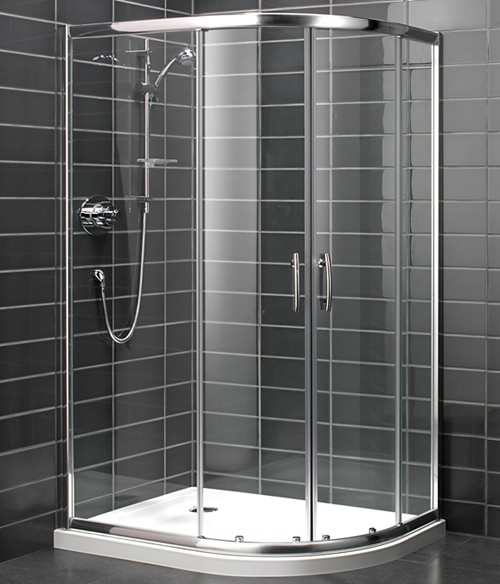 Larger image of Bristan Java Right Hand Offset Quadrant Shower Enclosure. 1200x900mm.